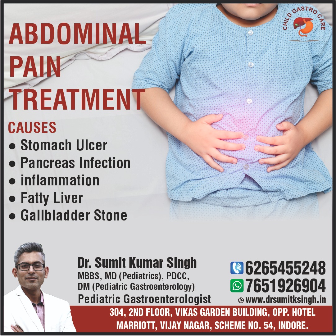 Best Pediatric Gastroenterologist for Abdominal Pain Treatment in Indore