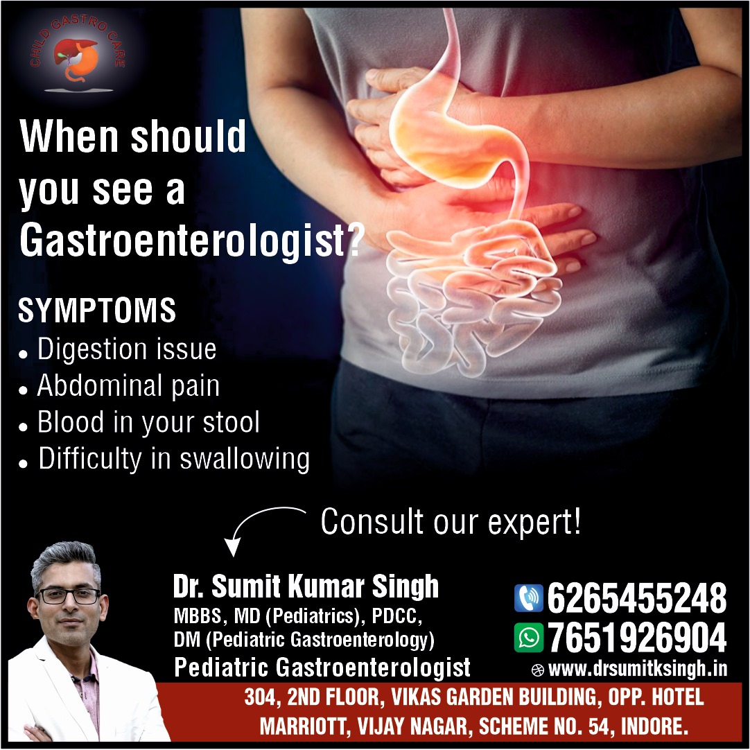 Best pediatric gastroenterologist in Indore