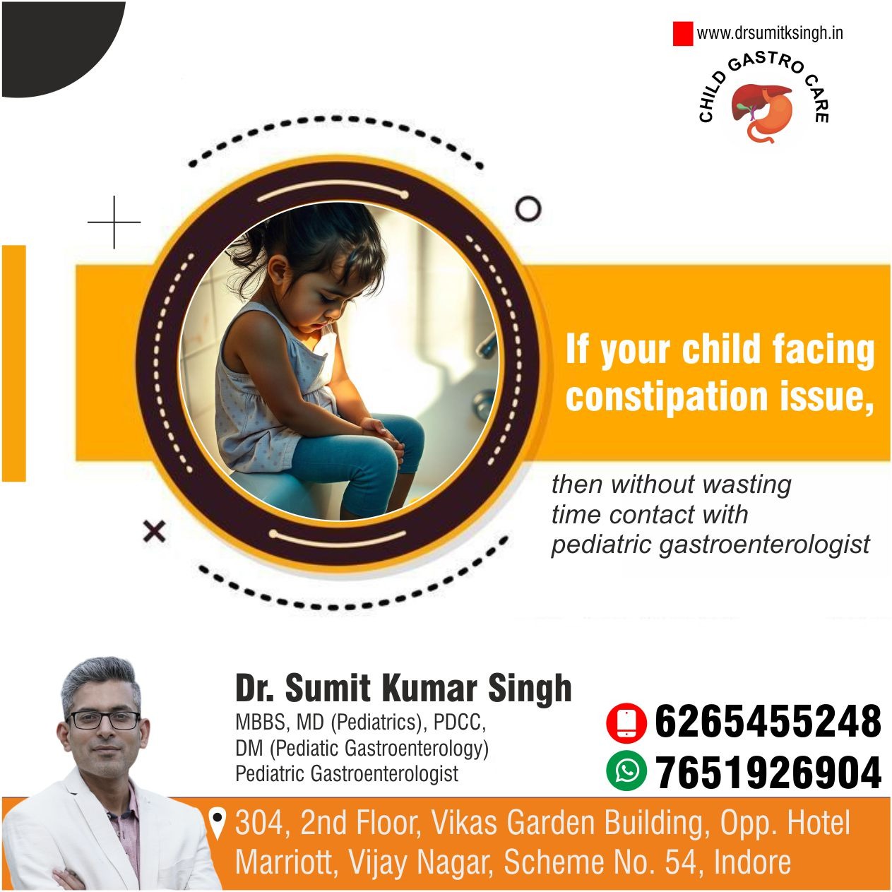 Best Child Gastro Doctor in Indore