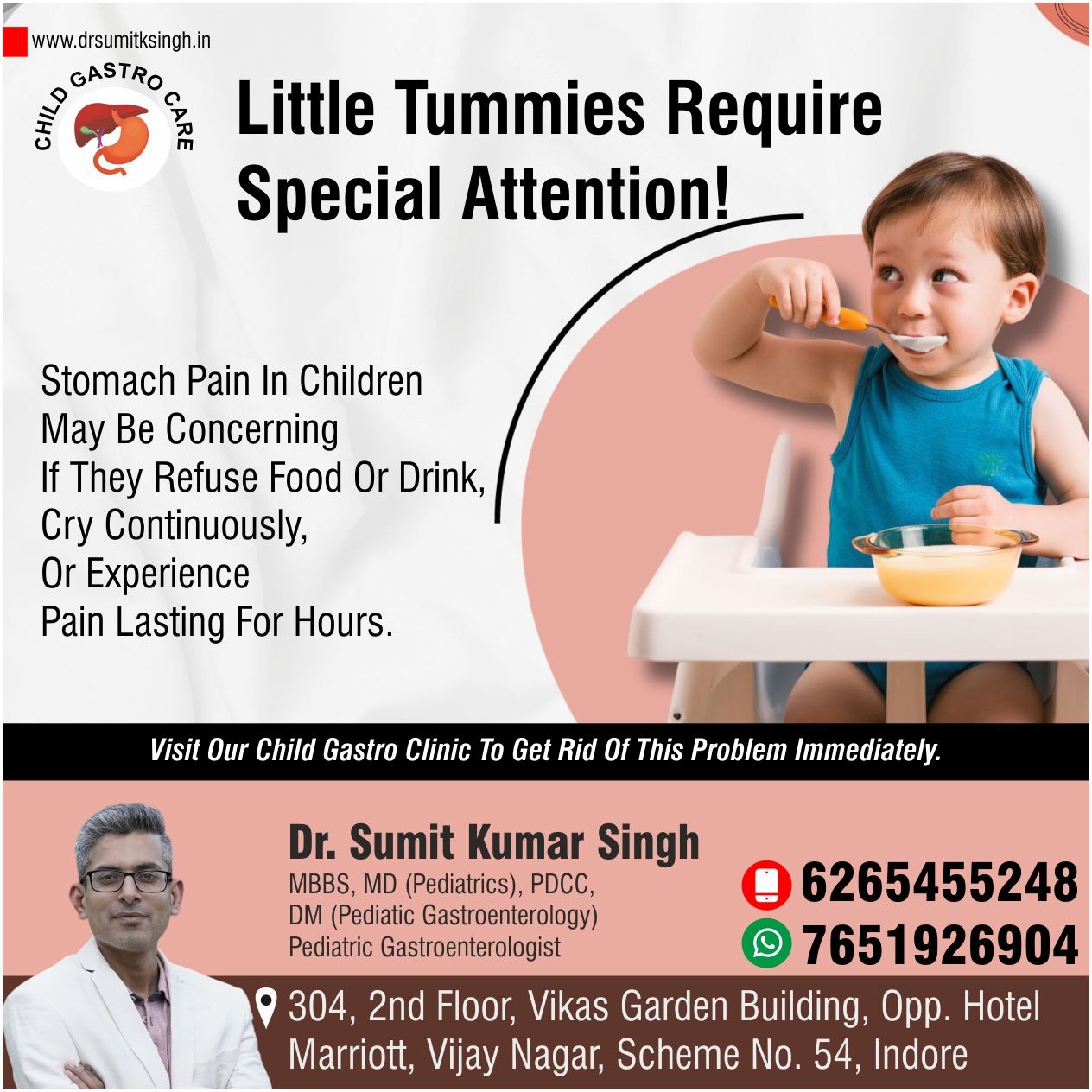 Best Child Gastro Specialist in Indore