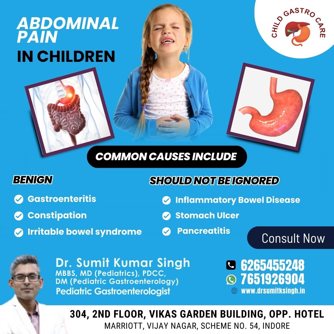 Child Abdomen Pain Treatment Doctor in Indore