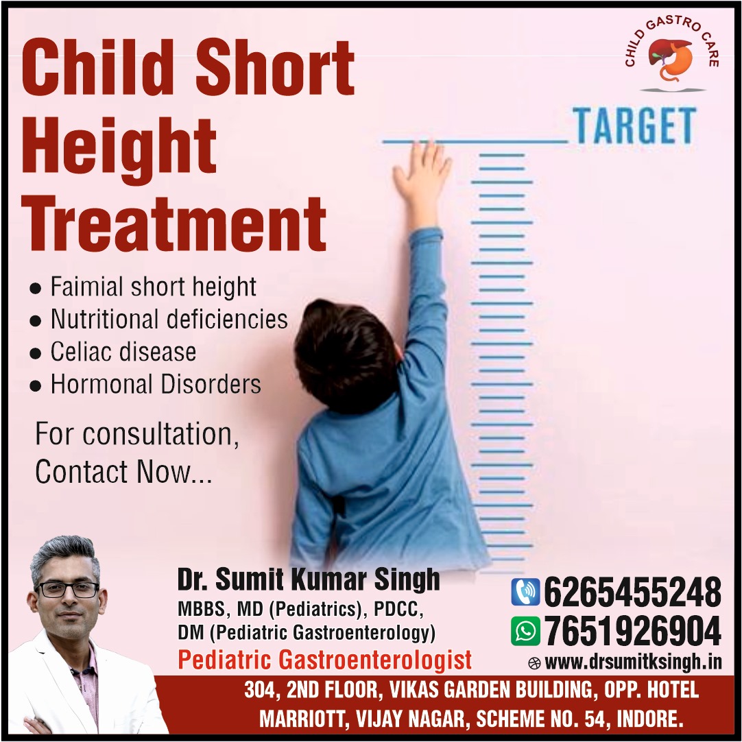 Best Child Doctor For Child Short Height Treatment In Indore