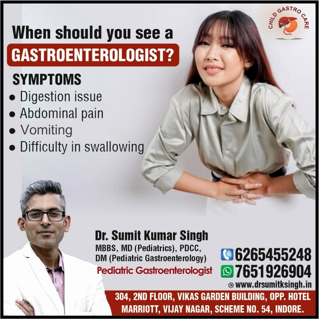 Best Child Gastroenterologist Near Me In Indore